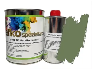 2K Metallschutzlack Resedagrün RAL 6011