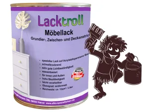 Möbellack 3in1 - Schwarzrot RAL 3007