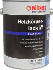 Heizkörperlack glänzend | 2,5 L | Weiß - Wilckens Professional