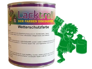 Wetterschutzfarbe 2in1 Reingruen RAL 6037