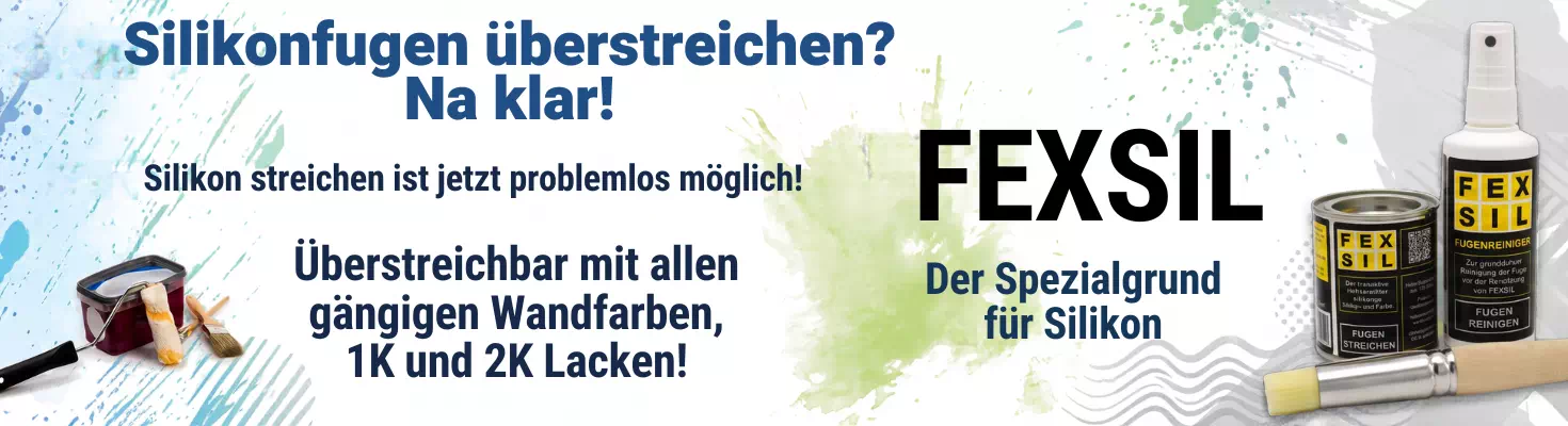 Silikonfugen überstreichen